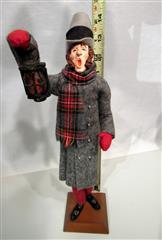 Vtg Simpich Latern Man Christmas Caroler 1989-Very Good Condion-See Photo Detais